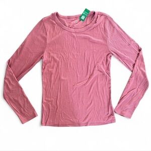 GAP Women's Pink Long Sleeve Top